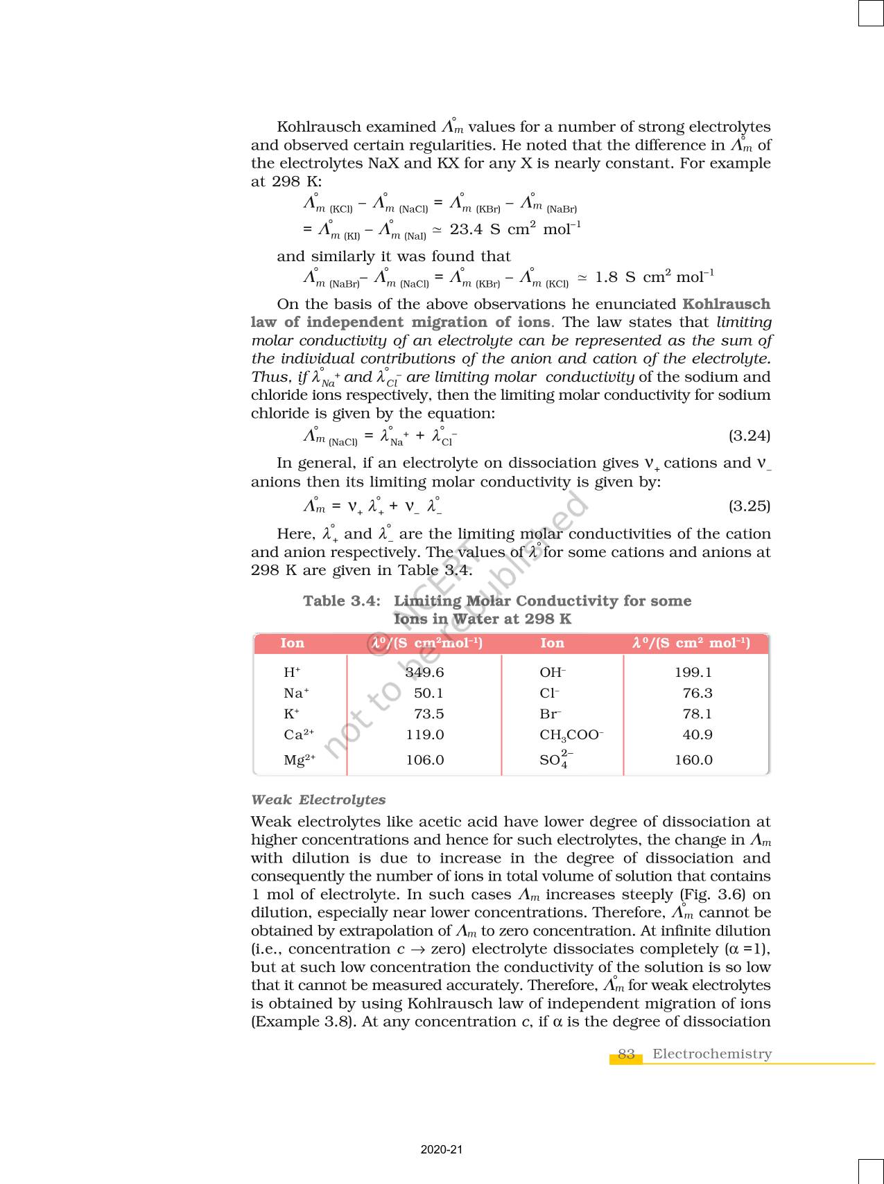 Electrochemistry ncert book of class 12 chemistry part i